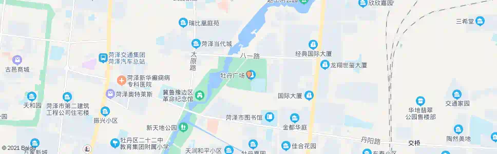 菏泽大剧院_公交站地图_菏泽公交_妙搜公交查询2025