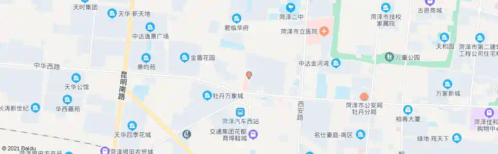 菏泽明珠花园_公交站地图_菏泽公交_妙搜公交查询2025