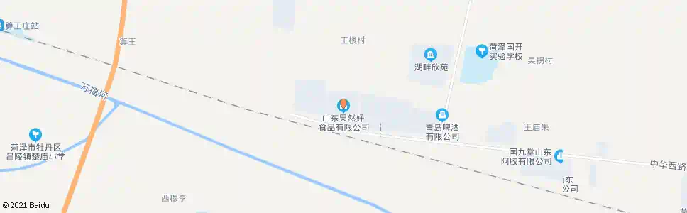 菏泽果然好食品_公交站地图_菏泽公交_妙搜公交查询2025
