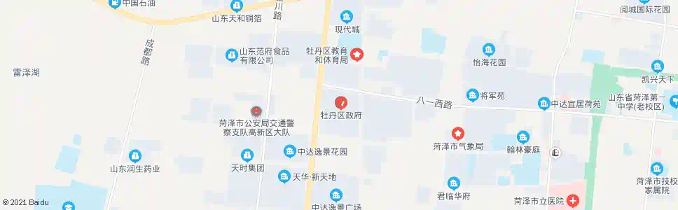 菏泽区委_公交站地图_菏泽公交_妙搜公交查询2025
