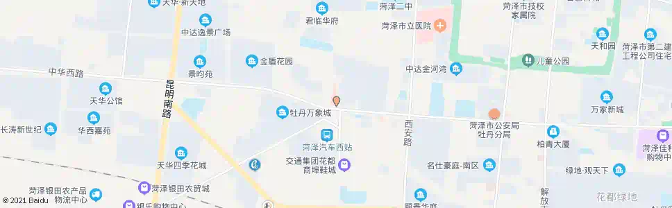 菏泽中心血站_公交站地图_菏泽公交_妙搜公交查询2025