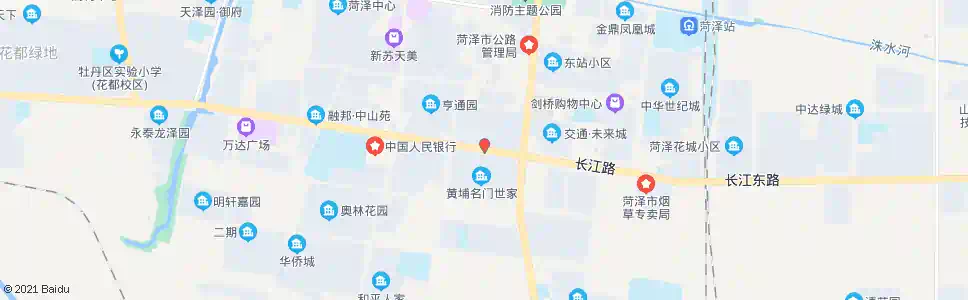 菏泽华英嘉园_公交站地图_菏泽公交_妙搜公交查询2025