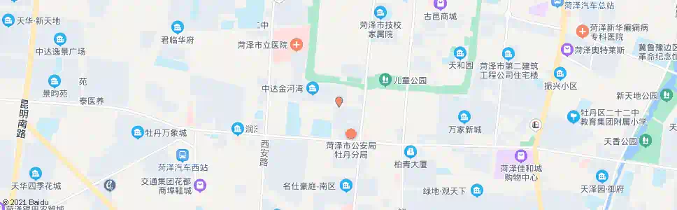 菏泽金河湾小区_公交站地图_菏泽公交_妙搜公交查询2025