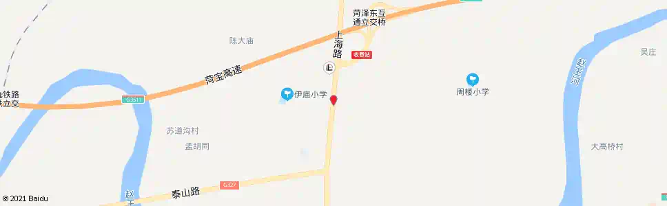菏泽伊庙_公交站地图_菏泽公交_妙搜公交查询2025