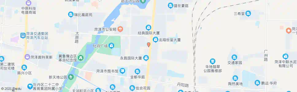 菏泽菏泽乳腺专科医院_公交站地图_菏泽公交_妙搜公交查询2025