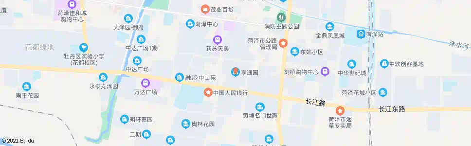 菏泽亨通园_公交站地图_菏泽公交_妙搜公交查询2025