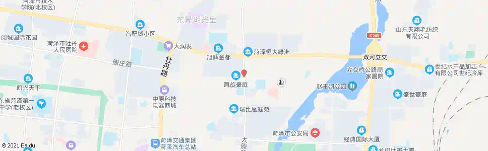 菏泽康庄服装市场_公交站地图_菏泽公交_妙搜公交查询2025