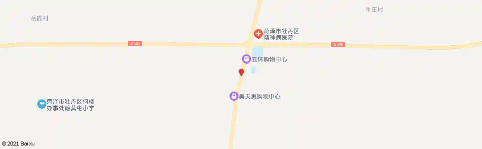菏泽何楼二中_公交站地图_菏泽公交_妙搜公交查询2025
