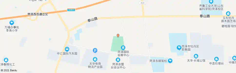 菏泽林展馆_公交站地图_菏泽公交_妙搜公交查询2025