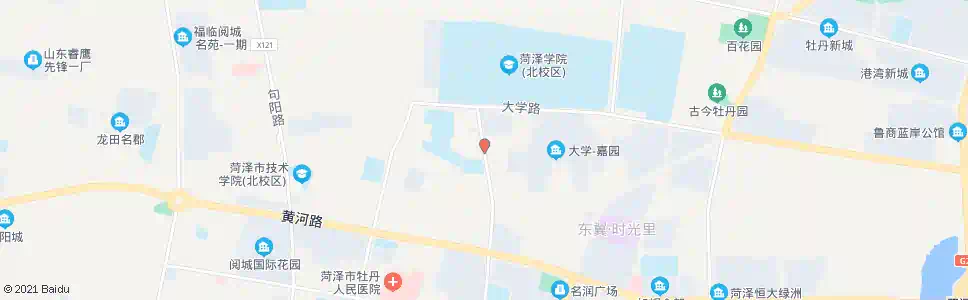 菏泽北苑小学_公交站地图_菏泽公交_妙搜公交查询2025