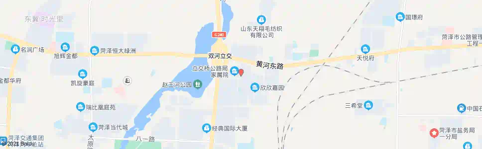 菏泽天宏小区_公交站地图_菏泽公交_妙搜公交查询2025