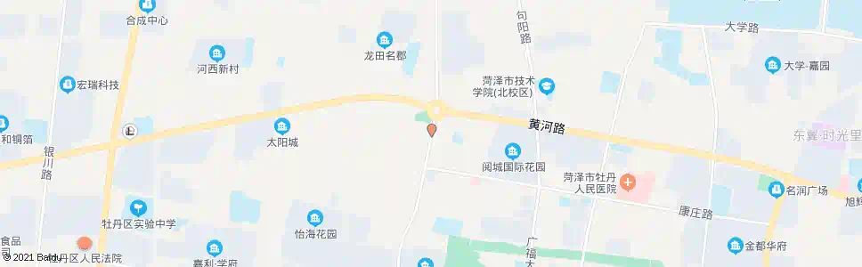 菏泽付堤口南_公交站地图_菏泽公交_妙搜公交查询2025