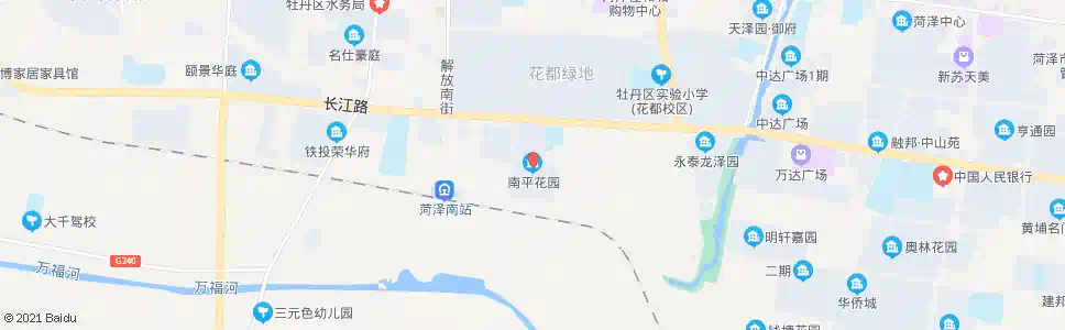 菏泽南平花园_公交站地图_菏泽公交_妙搜公交查询2025
