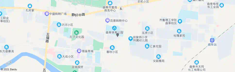 菏泽体育场南门_公交站地图_菏泽公交_妙搜公交查询2025