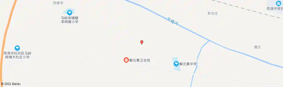 菏泽解北村路口_公交站地图_菏泽公交_妙搜公交查询2025