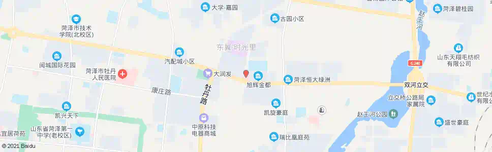 菏泽鲁心医院_公交站地图_菏泽公交_妙搜公交查询2025