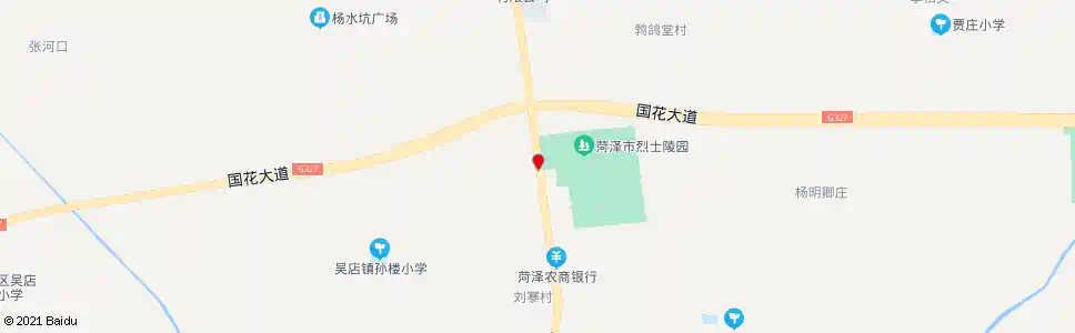 菏泽烈士陵园_公交站地图_菏泽公交_妙搜公交查询2025