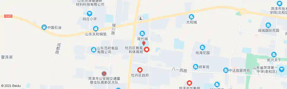 菏泽牡丹区实验中学_公交站地图_菏泽公交_妙搜公交查询2025