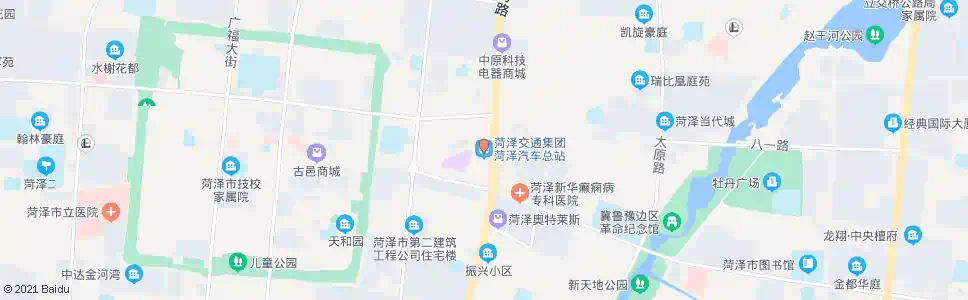 菏泽国花车站_公交站地图_菏泽公交_妙搜公交查询2025