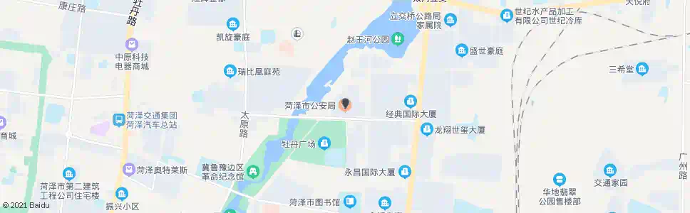 菏泽市公安局_公交站地图_菏泽公交_妙搜公交查询2025