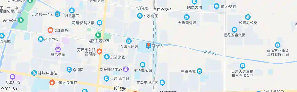 菏泽中华路口_公交站地图_菏泽公交_妙搜公交查询2025