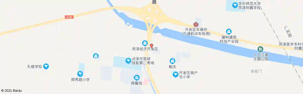 菏泽鲁抗制药厂_公交站地图_菏泽公交_妙搜公交查询2025