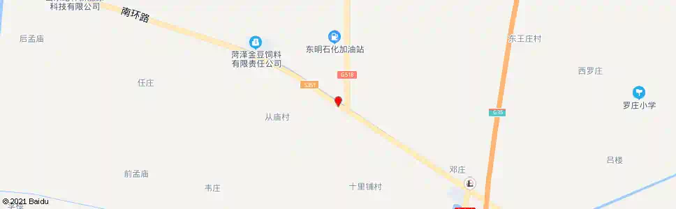 菏泽十里铺_公交站地图_菏泽公交_妙搜公交查询2025