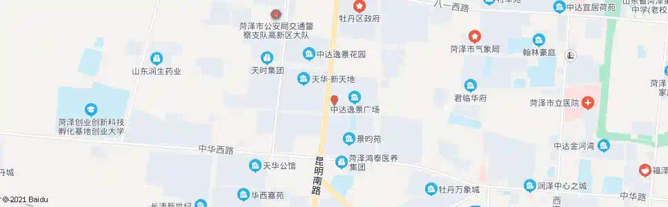 菏泽牡丹区民政局_公交站地图_菏泽公交_妙搜公交查询2025
