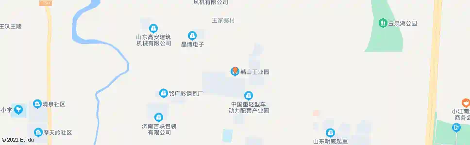 济南赭山工业园_公交站地图_济南公交_妙搜公交查询2025