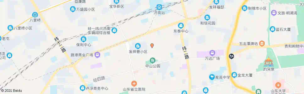 济南经二纬五_公交站地图_济南公交_妙搜公交查询2025