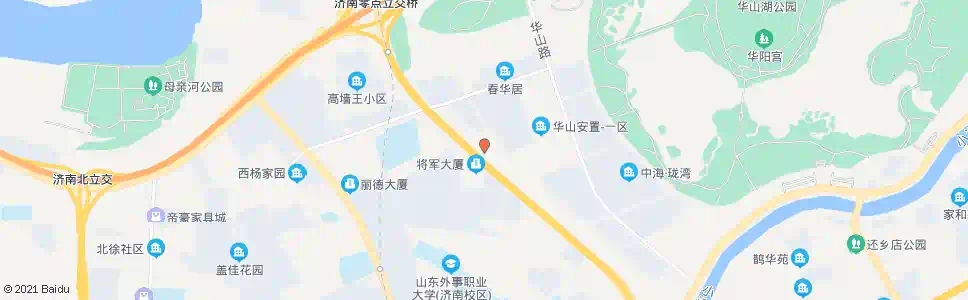 济南华山街道办事处_公交站地图_济南公交_妙搜公交查询2025