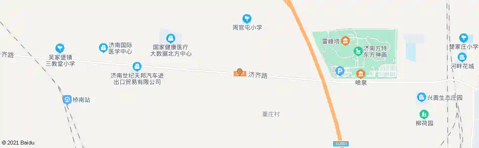 济南刘家庄_公交站地图_济南公交_妙搜公交查询2025