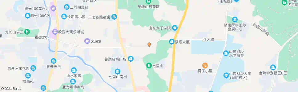 济南六里山南路_公交站地图_济南公交_妙搜公交查询2025