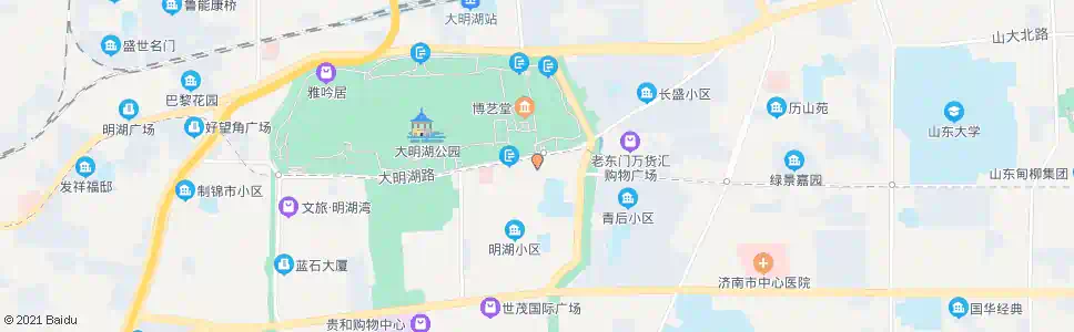 济南按察司街北口_公交站地图_济南公交_妙搜公交查询2025