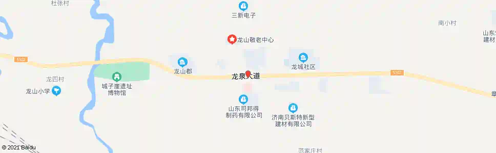济南龙山社区_公交站地图_济南公交_妙搜公交查询2025