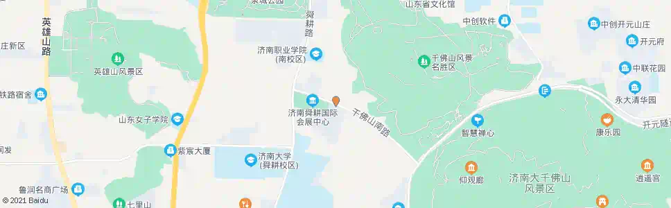 济南千佛山南路千佛山西路_公交站地图_济南公交_妙搜公交查询2025