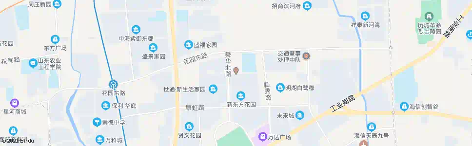 济南沁园路舜华北路_公交站地图_济南公交_妙搜公交查询2025