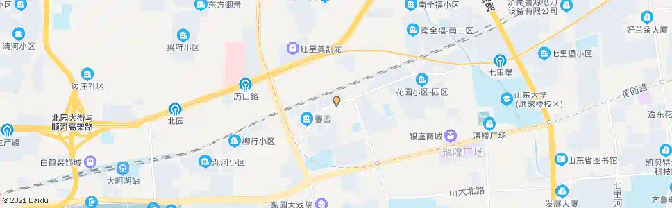 济南黄台南路山大路_公交站地图_济南公交_妙搜公交查询2025