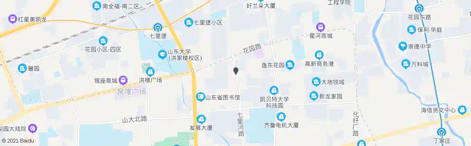 济南七里河路华能路_公交站地图_济南公交_妙搜公交查询2025