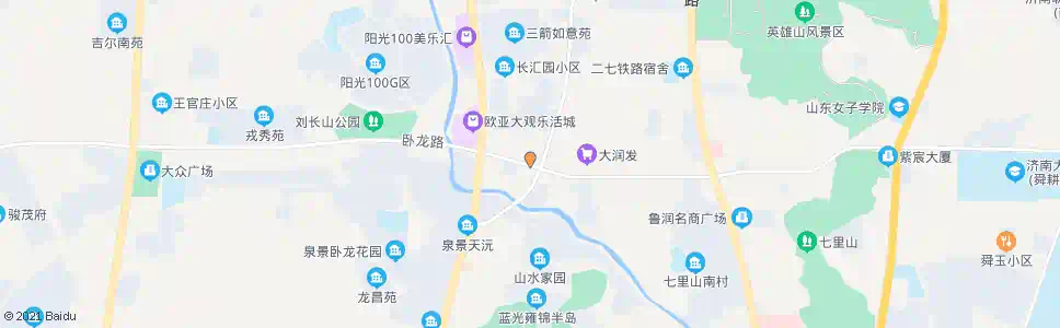 济南建设路卧龙路_公交站地图_济南公交_妙搜公交查询2025