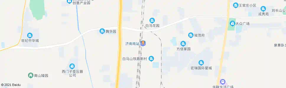 济南魏家庄南_公交站地图_济南公交_妙搜公交查询2025
