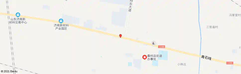 济南桑梓店西_公交站地图_济南公交_妙搜公交查询2025
