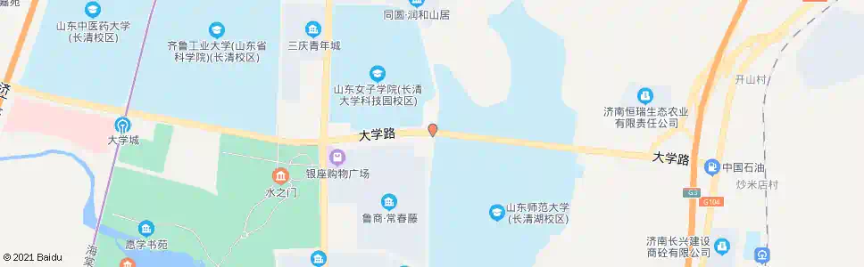 济南大学路博雅路_公交站地图_济南公交_妙搜公交查询2025