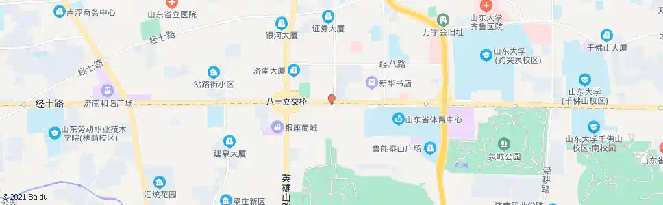 济南纬一路经十路_公交站地图_济南公交_妙搜公交查询2025
