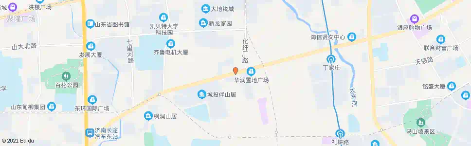 济南化纤厂路_公交站地图_济南公交_妙搜公交查询2025