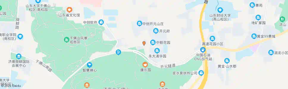 济南环山小区_公交站地图_济南公交_妙搜公交查询2025