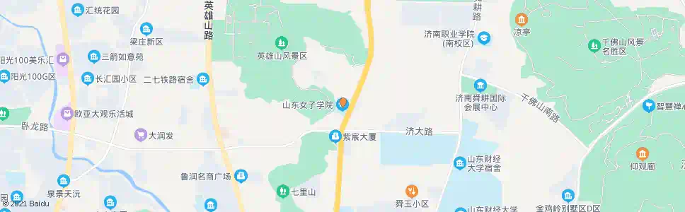 济南女子学院_公交站地图_济南公交_妙搜公交查询2025