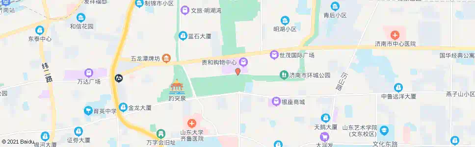 济南泉城广场北_公交站地图_济南公交_妙搜公交查询2025