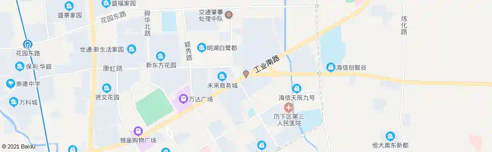 济南工业南路开拓路_公交站地图_济南公交_妙搜公交查询2025