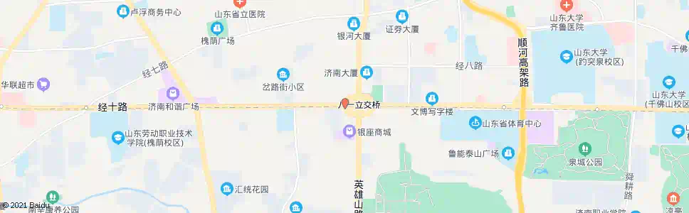 济南八一立交桥_公交站地图_济南公交_妙搜公交查询2025